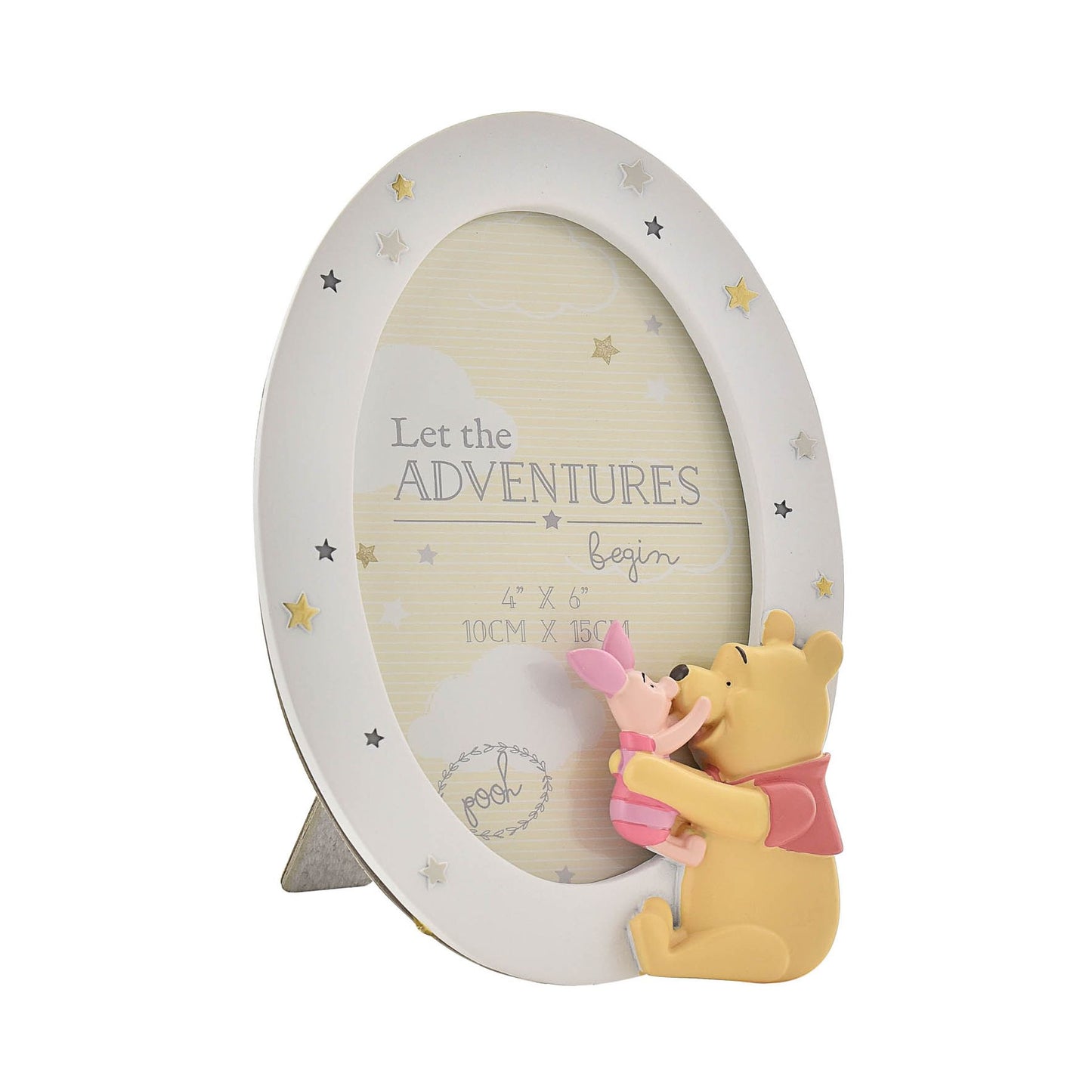 Magical Beginnings Resin Photo Frame - Winnie & Piglet