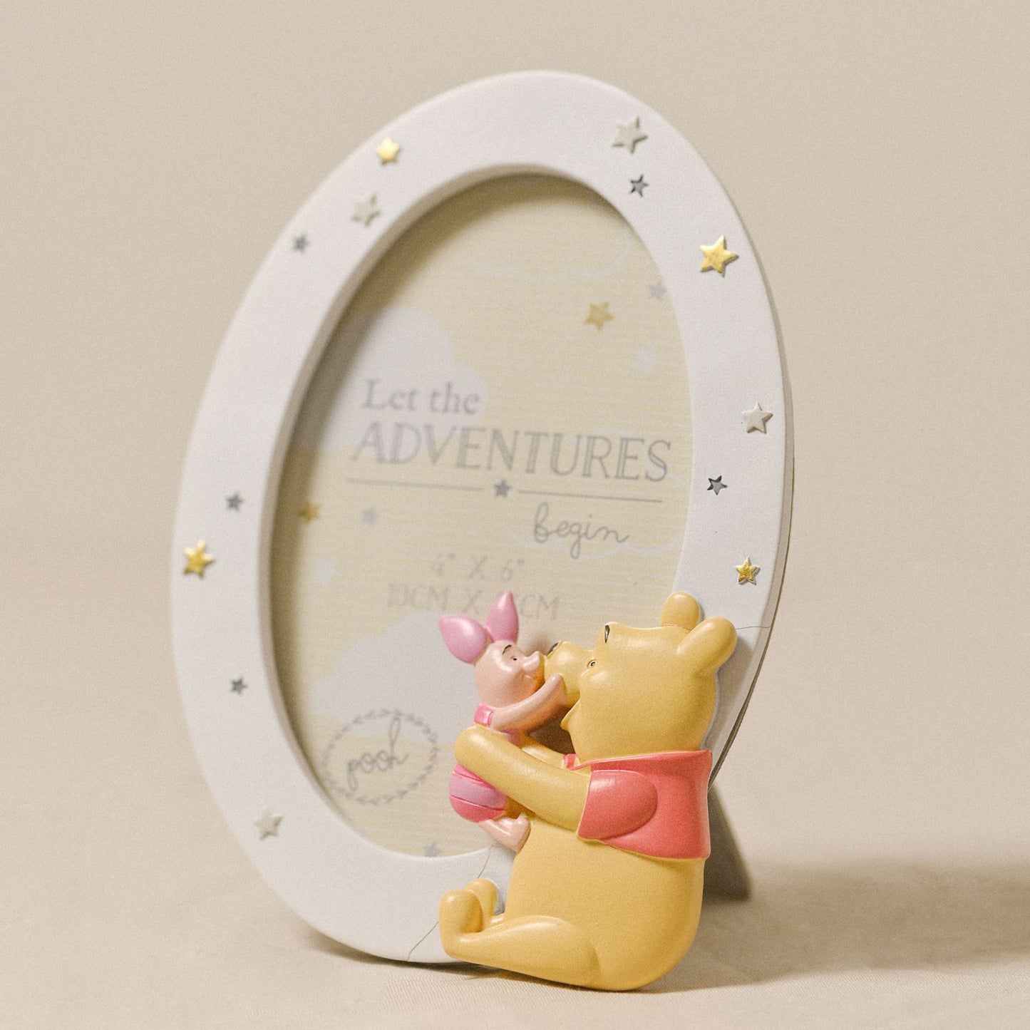 Magical Beginnings Resin Photo Frame - Winnie & Piglet