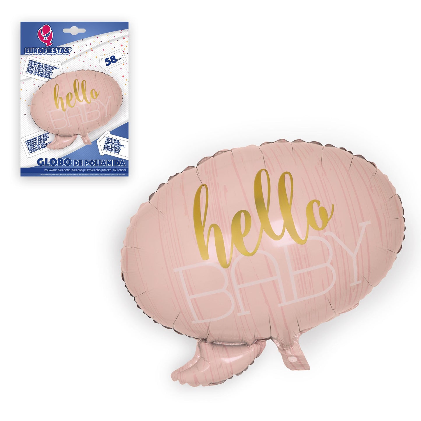 Hello Baby Girl - Globo flotante